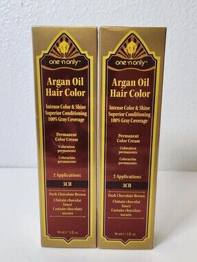 One 'n Only Argan Oil Hair Intense Color & Shine  Permanent Color Cream ( 2)